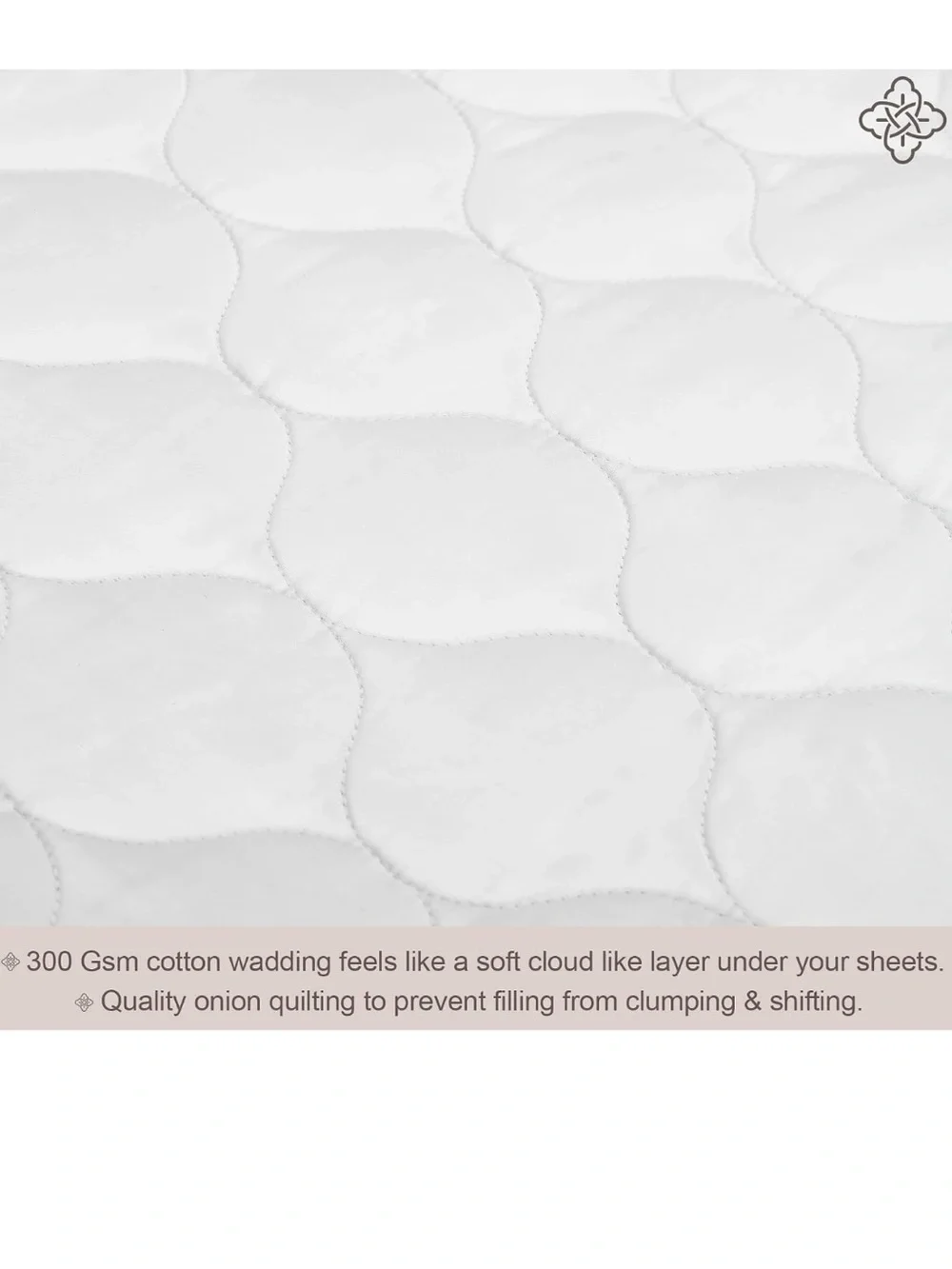 Bioweaves 100% Organic Cotton Mattress Pad Cover, GOTS Certified Cooling 300 GSM